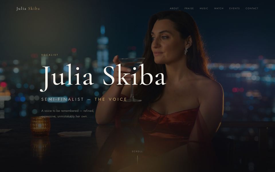 Strona juliaskibamusic.com